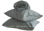 Однотонная простынь на резинке 180x200+30 с наволочками 50х70 La Modno Stonewashed French Green