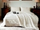 Молочный меховой плед-покрывало Home Textile Sable 663056 200х230