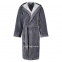 Мужской халат с капюшоном Cawoe Uni 801 anthracite - 71
