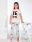 Комплект для девочки футболка и штаны Sevim 8164 розовая