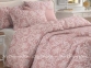 Двуспальное фланелевое постельное белье Almira Mix Версаль Коралл 175х215
