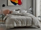 Двуспальное фланелевое постельное белье Almira Mix Премиум Серый 175х215
