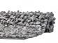 Серый коврик Aquanova Rocca Silver grey 60х60
