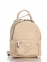 Рюкзак Genuine Leather 8002-beige кожаный Бежевый