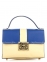 Деловая сумка Genuine Leather 8644_blue_yellow Кожаная Синий