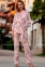 Атласная пижама с халатом Mia-Amore Розмари 8696 перламутровый