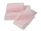 Набор полотенец Soft Cotton Micro cotton 30х50 + 50х100 + 75х150 розовый