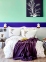 Набор постельное белье с пледом Karaca Home Fertile Lila 2020-1 евро лиловый