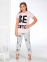 Комплект для девочки подростка футболка и штаны Sevim 8164 розовая