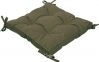 Подушка на стул с завязками Lotus Optima 40х40х5 хаки