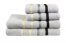 Махровое полотенце для лица IzziHome Vega 50х90 серый