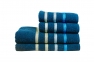 Махровое полотенце банное IzziHome Vega 70х140 синий