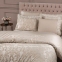 Жаккардовое постельное белье с вышивкой Tivolyo Home Emperium beige евро
