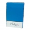 Трикотажная простынь на резинке с наволочками Acelya синяя 160х200+30