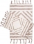Набор ковриков Irya Hoover kahverengi/ekru кофейный/молочный 60х90+40х60